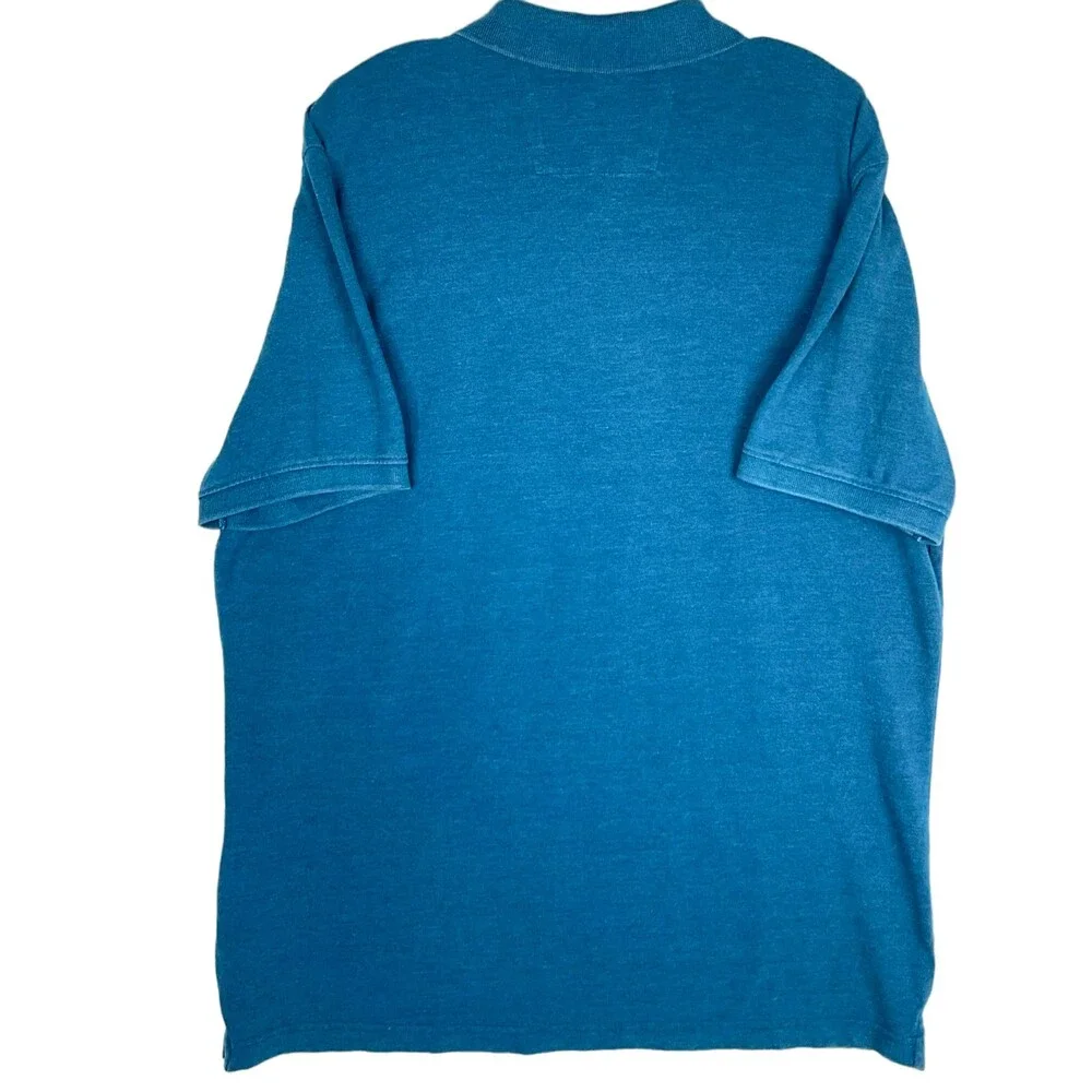 Banana Republic Men’s XL Blue Polo Shirt Short Sleeve Cotton Casual Lightweight